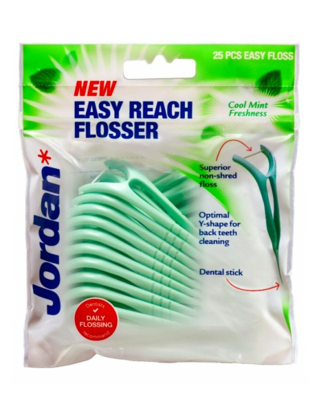 Зубная нить Jordan Easy Reach Flosser, 25 шт