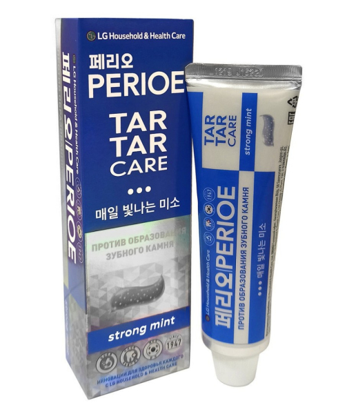 Зубная паста Perioe Tar Tar Care Strong Mint против зубного камня