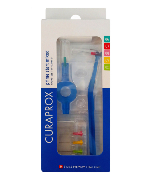 Набор ершиков Curaprox CPS 06-11 с держателями UHS 409 и UHS 470