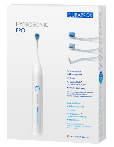 Звуковая зубная щетка HYDROSONIC Pro + в подарок 6 мини паст Be You 