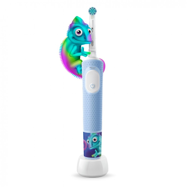 Детская электрическая зубная щетка Oral-B Vitality Kids "Хамелеон"