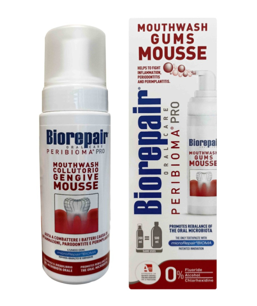 Biorepair PERIBIOMA PRO Мусс для десен, 200 мл