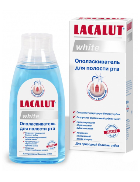 Ополаскиватель Lacalut White, 300 мл