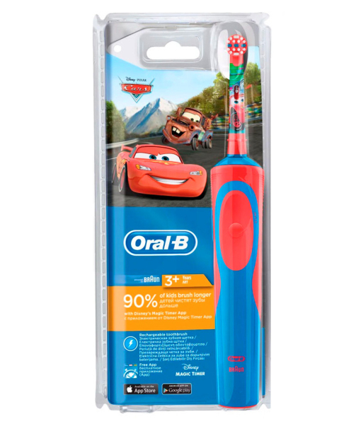 Детская электрическая зубная щетка BRAUN Oral-B Cars