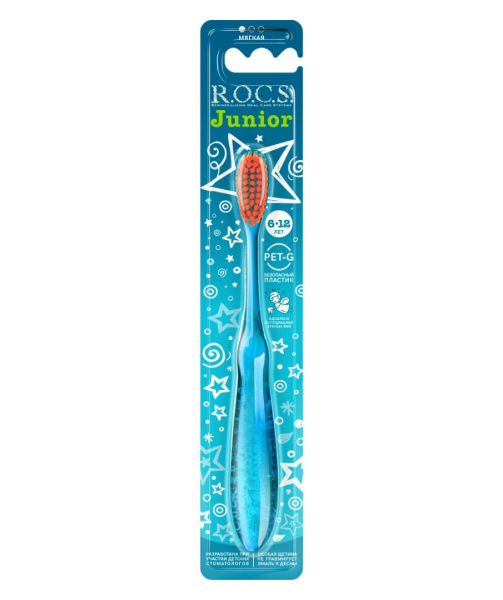 Зубная щетка R.O.C.S. JUNIOR, 1 шт