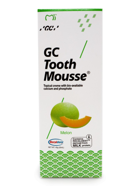 Крем Tooth Mousse реминерализующий дыня GC, 35 мл