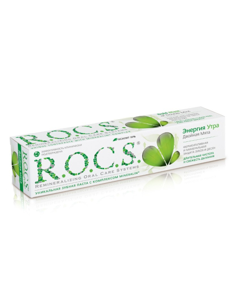 Зубная паста R.O.C.S. Двойная мята, 60 мл
