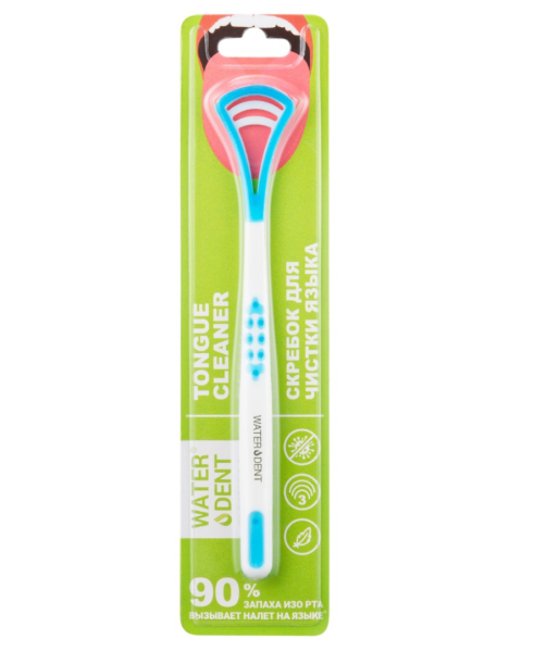 Скребок для языка Waterdent Tongue Cleaner