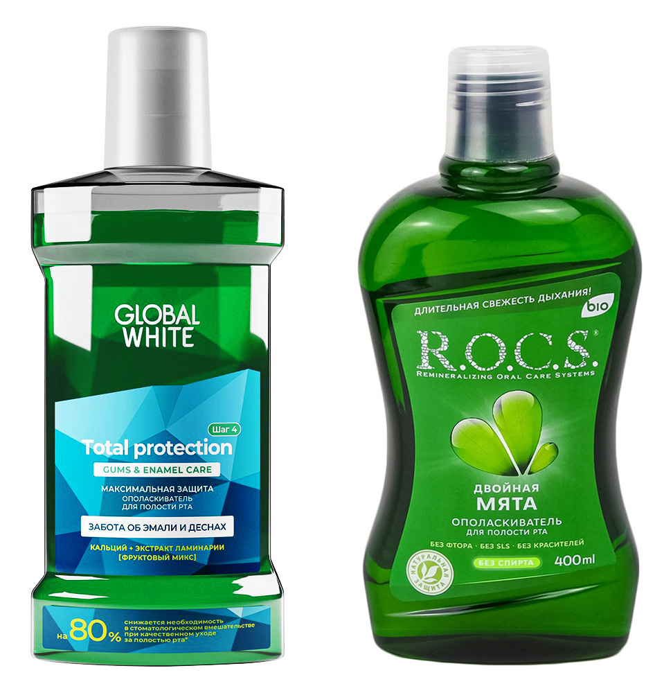 Профилактические ополаскиватели для Global White и R.O.C.S., УмкаБелМед