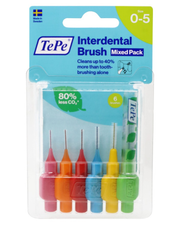 Межзубные ершики TePe Mixed Original, 6 шт