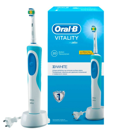 Электрическая зубная щетка BRAUN Oral-B Vitality 3D White