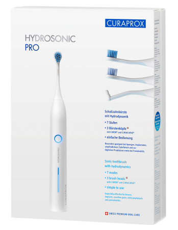 Звуковая зубная щетка HYDROSONIC Pro + в подарок 6 мини паст Be You 