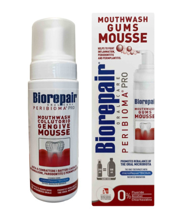 Biorepair PERIBIOMA PRO Мусс для десен, 200 мл