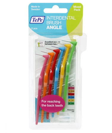 Межзубные ёршики TePe MIXED Angle, 6 шт
