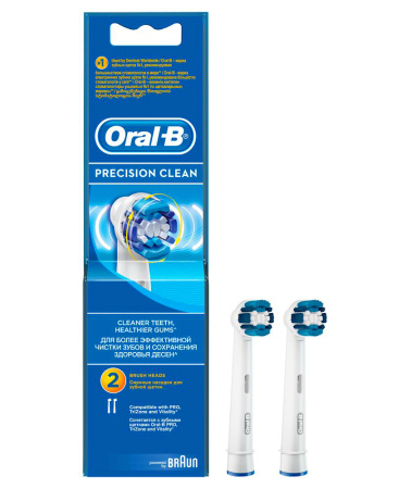 Насадка для зубных щеток Oral-B Precision Clean (2 шт) EB 20-2