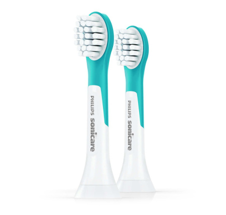 Мини-насадки для звуковой зубной щетки Philips Sonicare For Kids от 4 лет (2 шт) HX6032/33