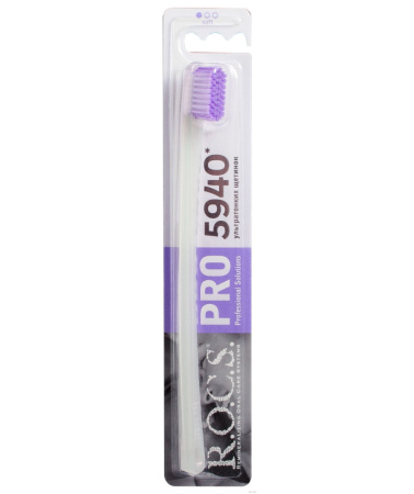 Зубная щетка R.O.C.S. PRO - 5940 УЛЬТРАМЯГКИХ ЩЕТИНОК