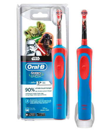 Детская электрическая зубная щетка BRAUN Oral-B Star Wars