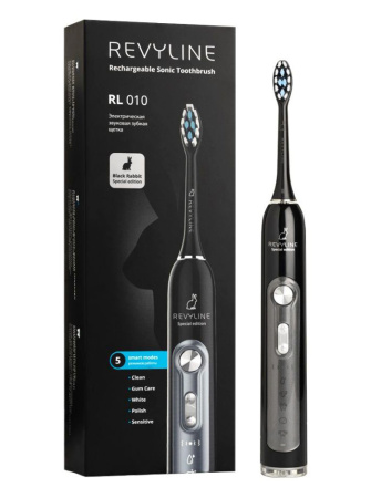 Звуковая зубная щётка Revyline RL 010 Black Rabbit