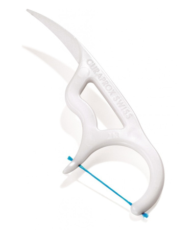 Нить межзубная Curaprox DF 967 с зубочисткой Flosspic