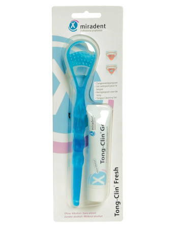 Набор для чистки языка Miradent Tong-Clin Set Fresh