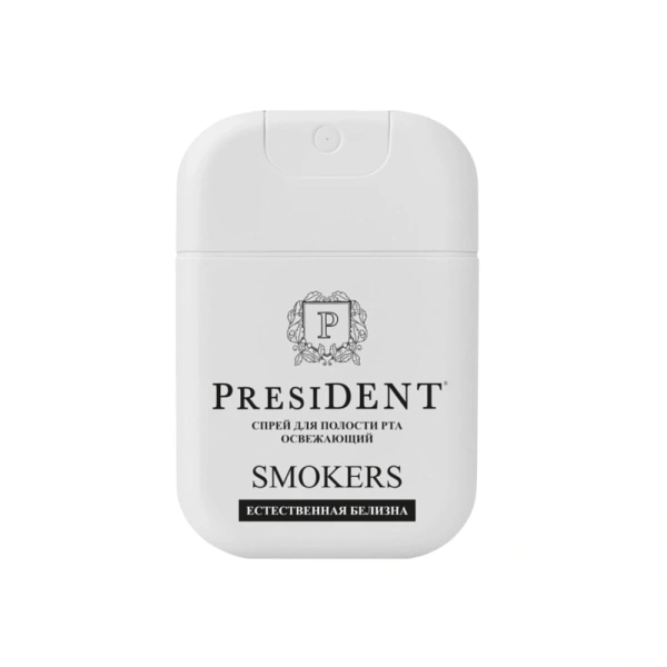 Спрей для полости рта President Smokers, 15 мл