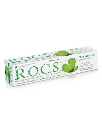 Зубная паста R.O.C.S. Двойная мята, 60 мл
