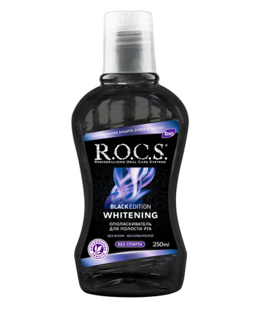 Ополаскиватель для полости рта R.O.C.S. Black Edition, 250 мл